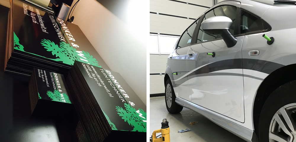 Cross-Sign Allround Singmaker • Reclamemontage • Belettering • Carwrapping